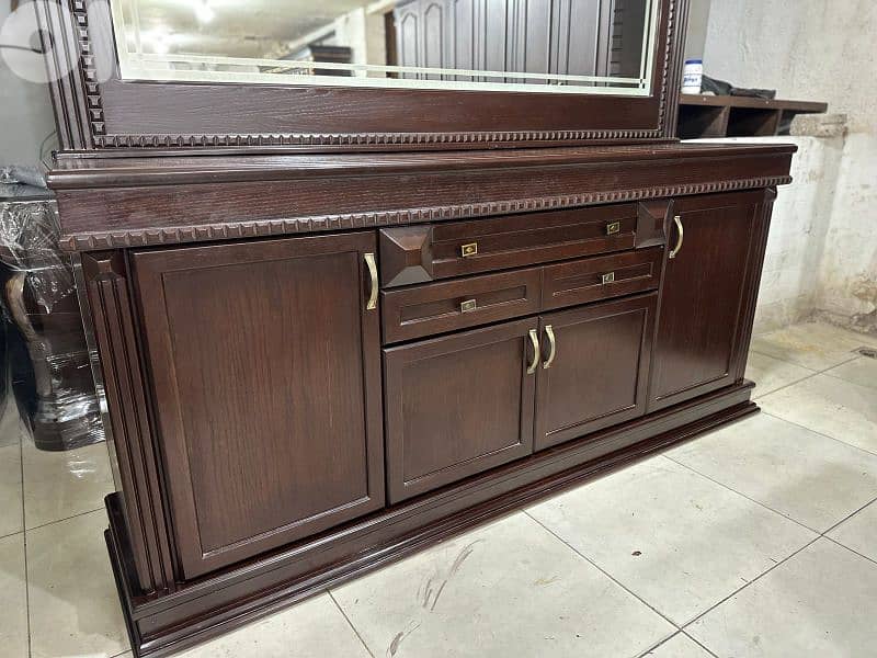 اوضة سفرة ملكية خشب زان ولاتي ملبسة قشر زان 7