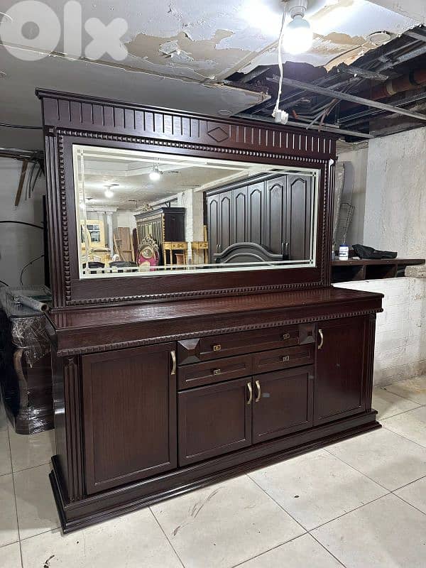 اوضة سفرة ملكية خشب زان ولاتي ملبسة قشر زان 10