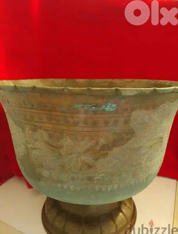Very old copper cache pot (cup), Price is final 1