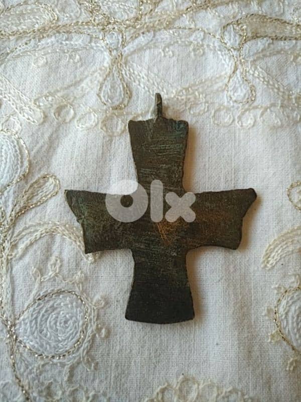 Antique Byzantine bronze cross, Price is final 1