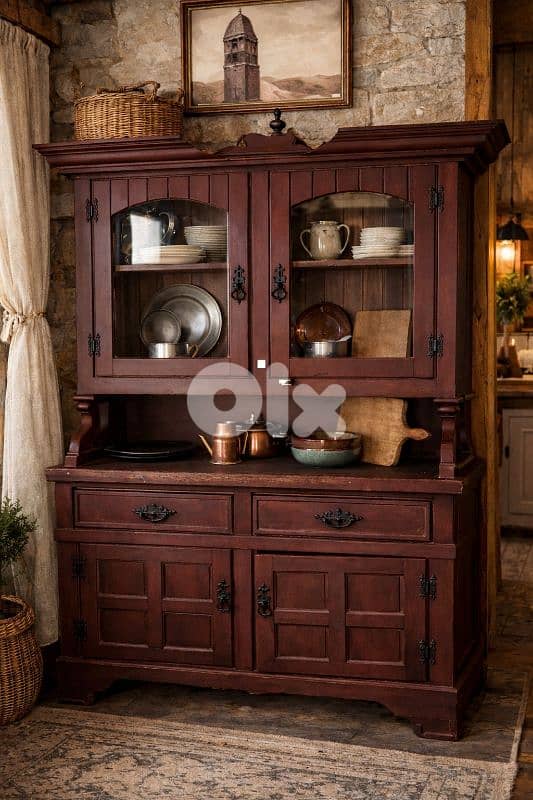 antique Hutch,  cabinet, namliye 2