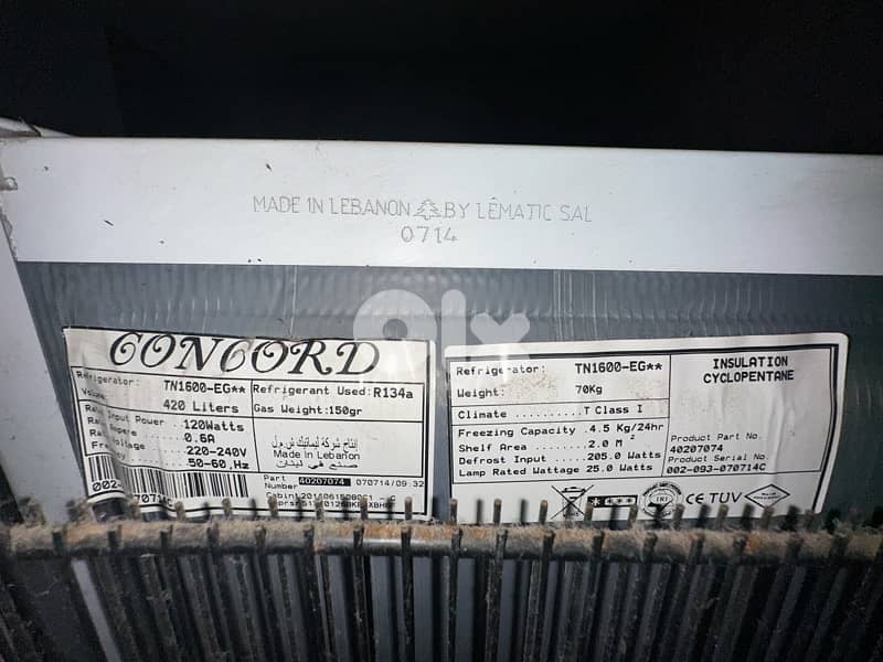 Concord TN 1600 420Liter 2