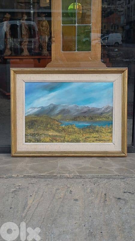 لوحة رسم زيتي اوروبية 2