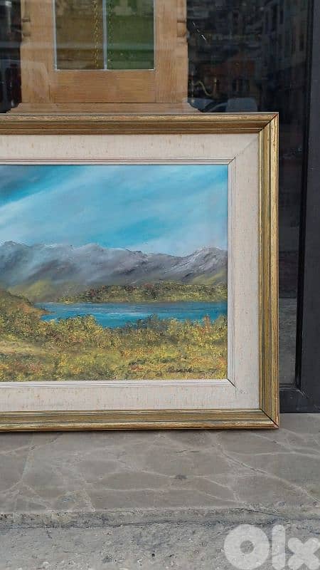 لوحة رسم زيتي اوروبية 4