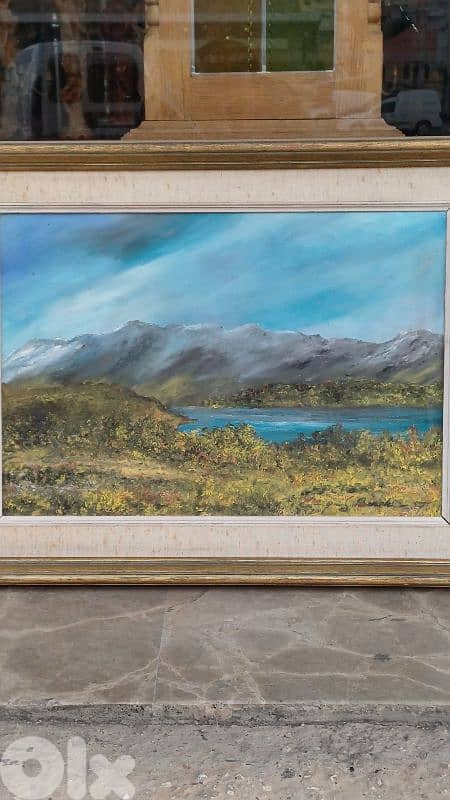 لوحة رسم زيتي اوروبية 6