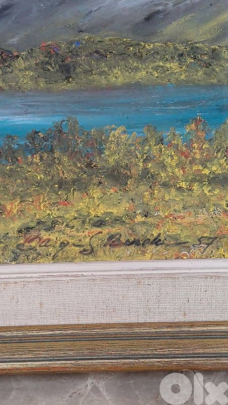 لوحة رسم زيتي اوروبية 7