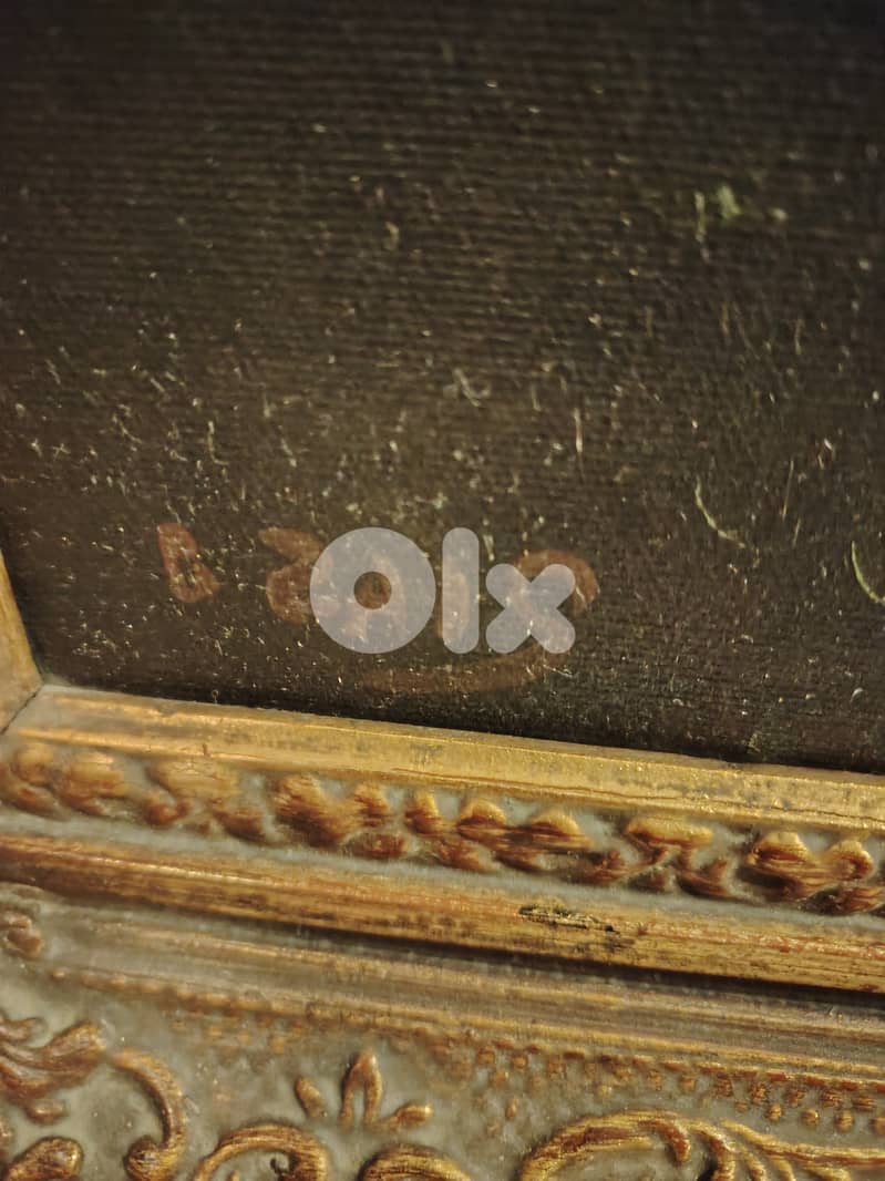 Fabulous oil painting and frame 1