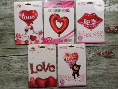 valentine's balloons and decoration