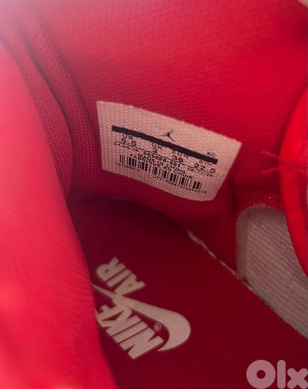 Red sneakers size 36 6