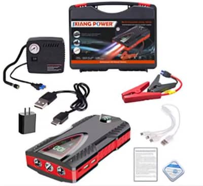 jump start with air pump بطرية تدكير مع منفخ