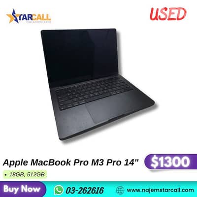 apple MacBook M3 pro 14 inch