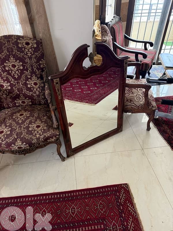 . كونسول مدخل كلاسيك مع مرآة عدد٢ للبيع 1