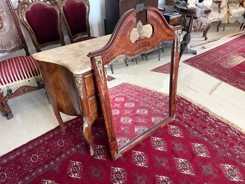 . كونسول مدخل كلاسيك مع مرآة عدد٢ للبيع 2