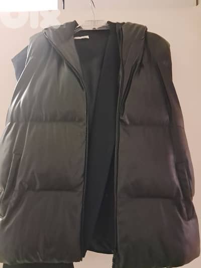 black vest puffer