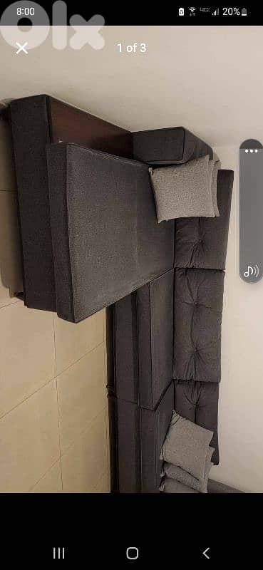 Living room L shape sofa 1