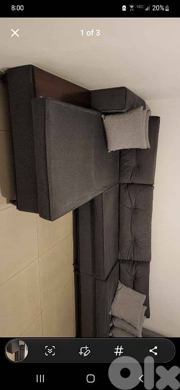 Living room L shape sofa 2