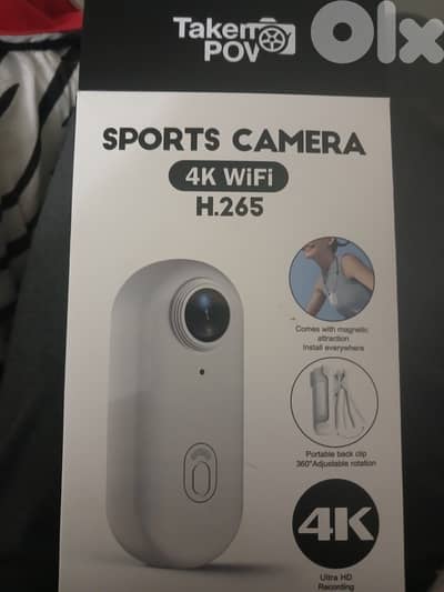 4k sports camera H. 265