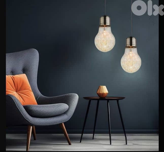 Modern living Lara Hängeleucte pendant lightbulb style/4$ delivery 7