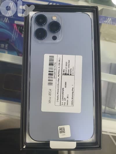 iphone 13 pro max 256GB blue