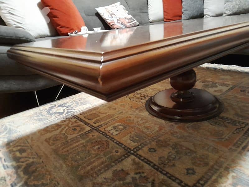 طاولة صالون مميزة خشب ماسيف بالكامل 1