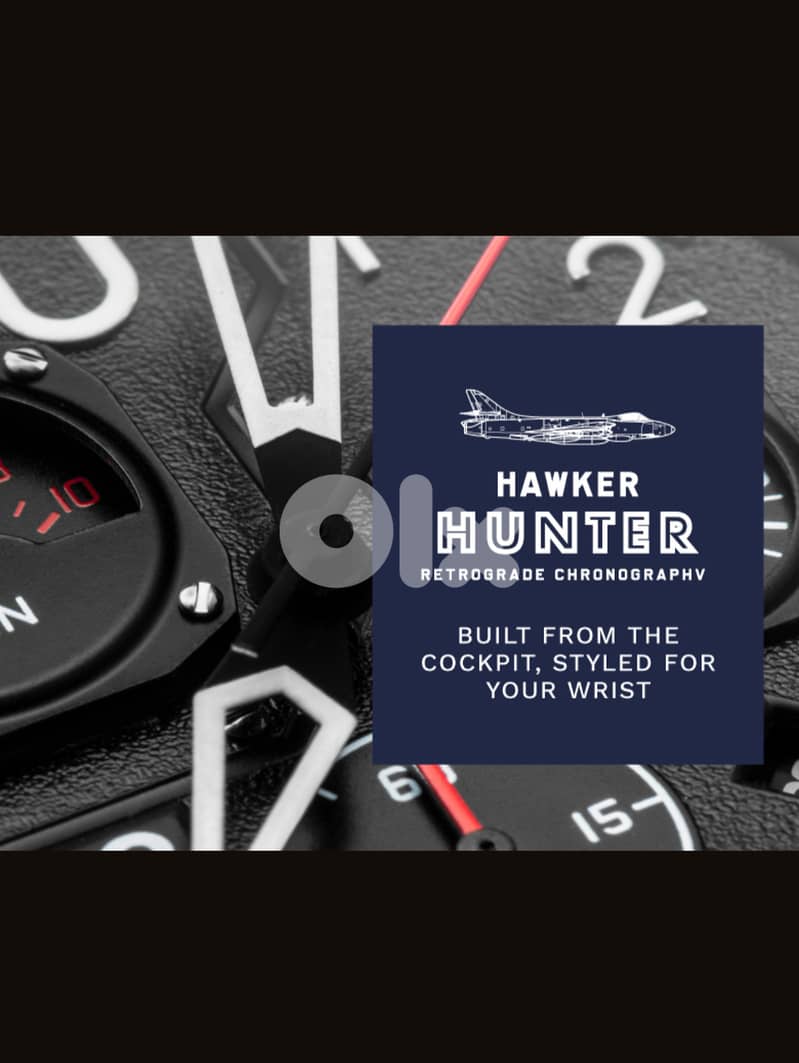 Hawker Hunter Retrograde Chronograph Watch 1