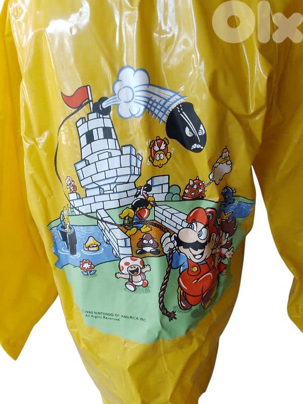 super mario rain coat size 9 3