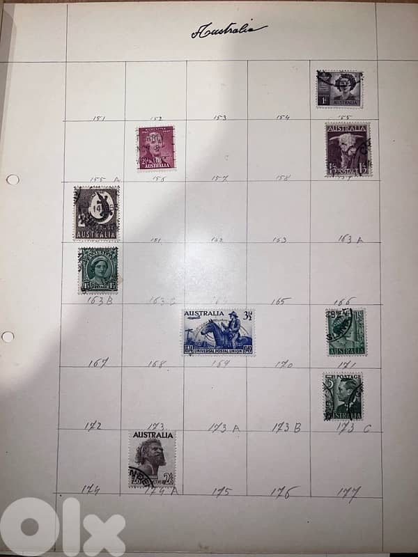 Australia stamps (queen elizabeth) 2