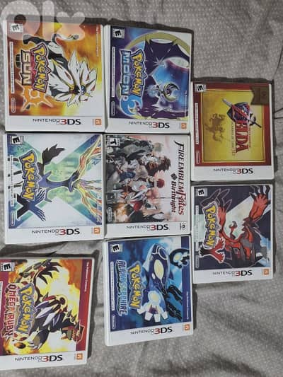 3DS games in great condition+box, ds games used