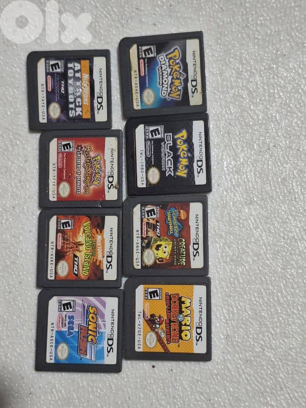 3DS games in great condition+box, ds games used 1