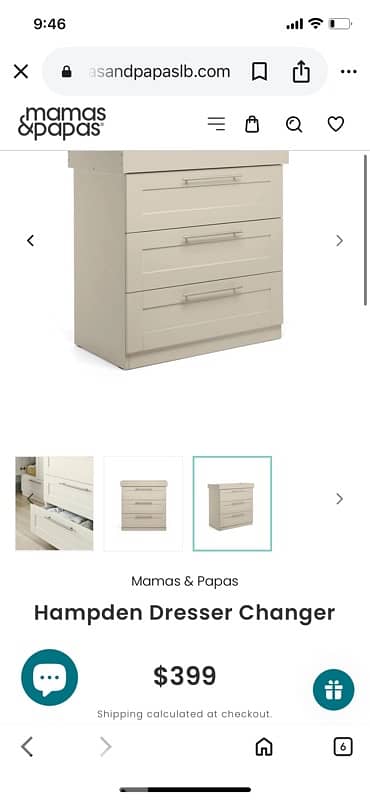 dresser mamas& papas 1