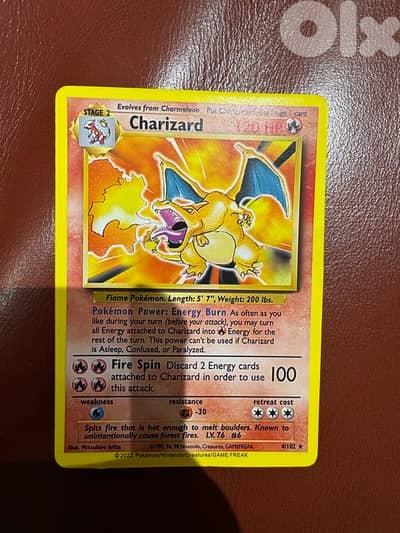rare pokemon card charizard