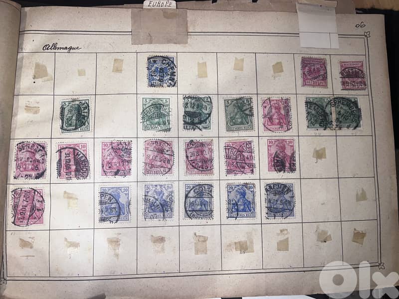 Album de timbres poste (Germany stamps) 2