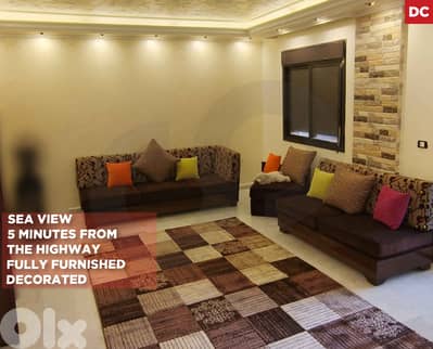 1 storage room--2 Balconies- Sea View IN Jbeil/جبيل ! REF#DC131385 !