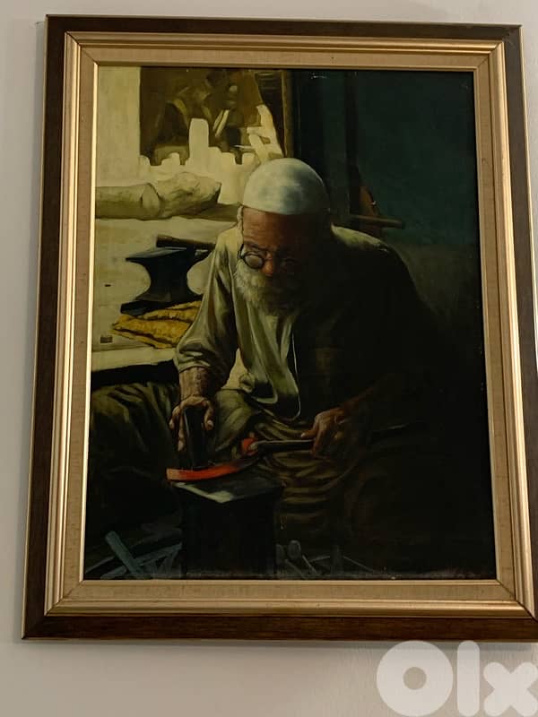 لوحة فنية للبيع السعر ٢٠$موجودة بكفرشيما 1