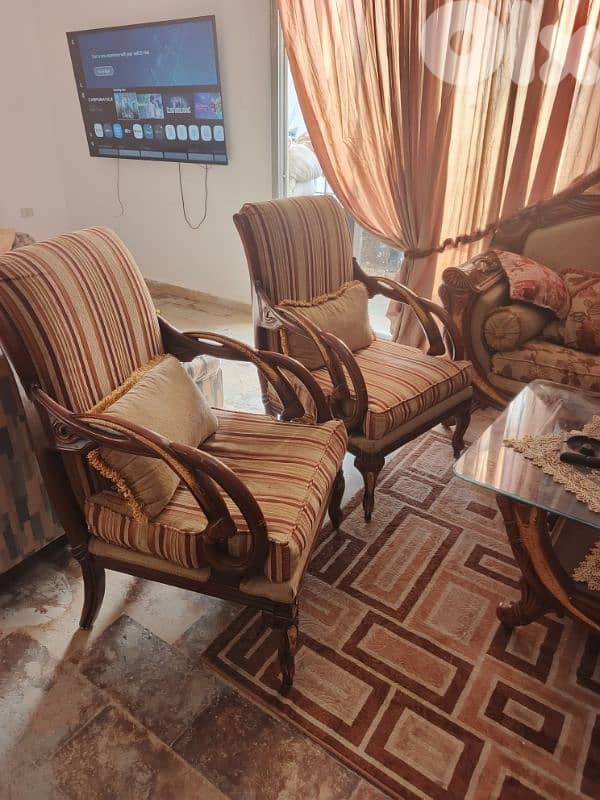 صالون ستيل خشب زين 2