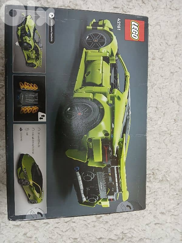 lego technic lamborghini huracán tecnica color green 1