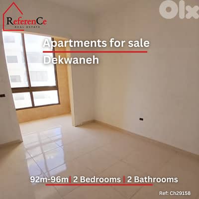 Apartments for sale in Dekwaneh شقق جديدة للبيع في الدكوانة