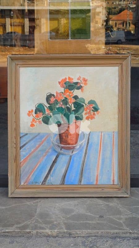 لوحة رسم زيتي اوروبية 2