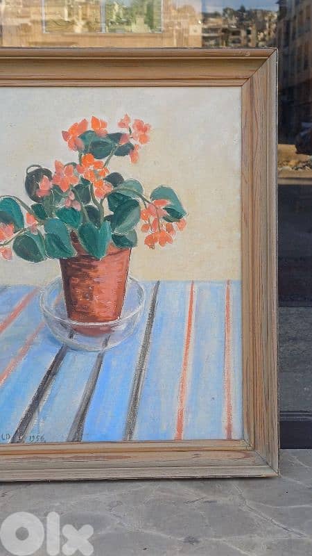 لوحة رسم زيتي اوروبية 4