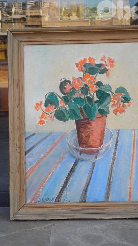 لوحة رسم زيتي اوروبية 5