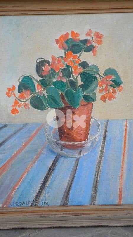 لوحة رسم زيتي اوروبية 6