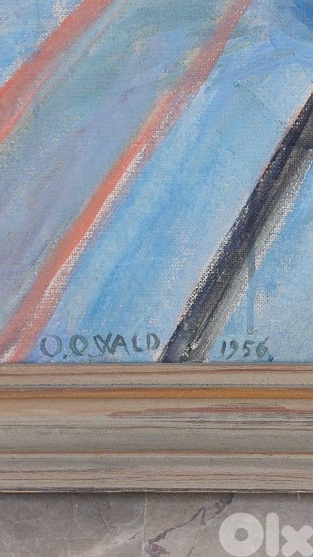 لوحة رسم زيتي اوروبية 7