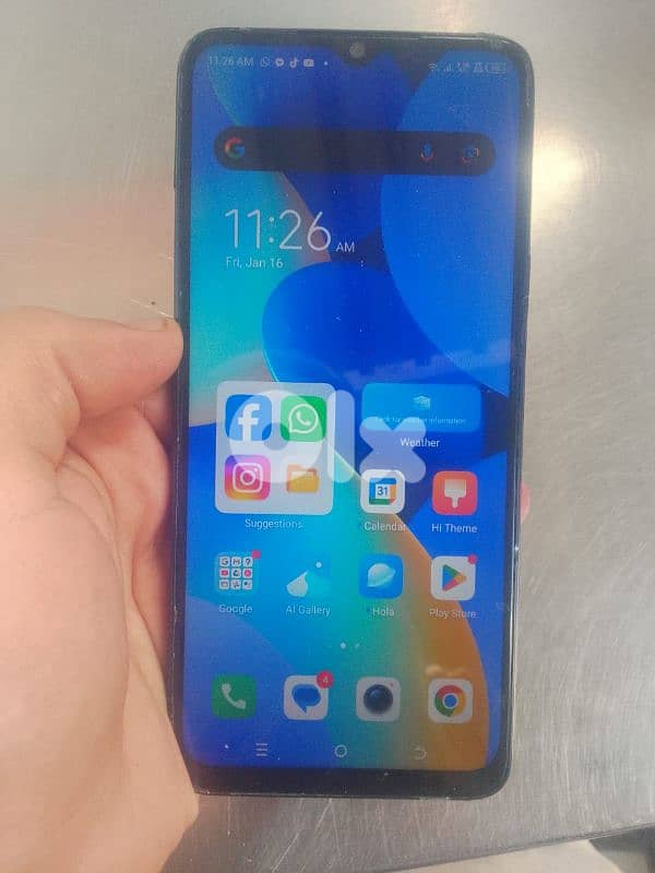 Tecno spark 10 128gb 8+8ram بيع او تبديل 2