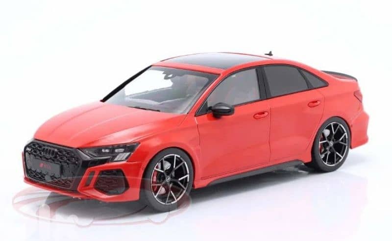 Audi RS3 2022 diecast car model 1;18 1