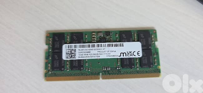 Laptop RAM DDR5 5600 16GB