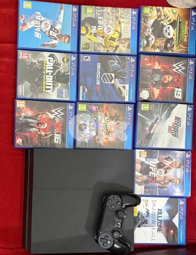 Ps4 fat with one controller