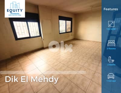 130 SQM Apartment With Terrace For Sale In Dik El Mehdy #MH4130