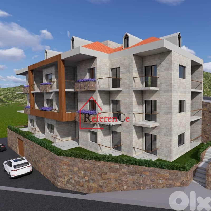 New building with installment in rayfoun مبنى جديد بالتقسيط في ريفون 1