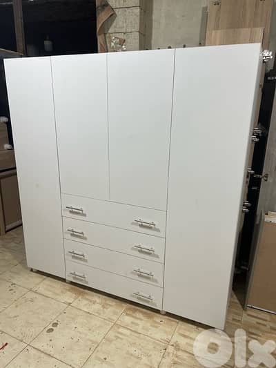 خزانة 4 درف جديدة من المعمل بافضل الاسعار