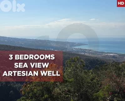 Sea View, Artesian well, 3 bedrooms, Baaouerta/بعورتة REF#HD131427